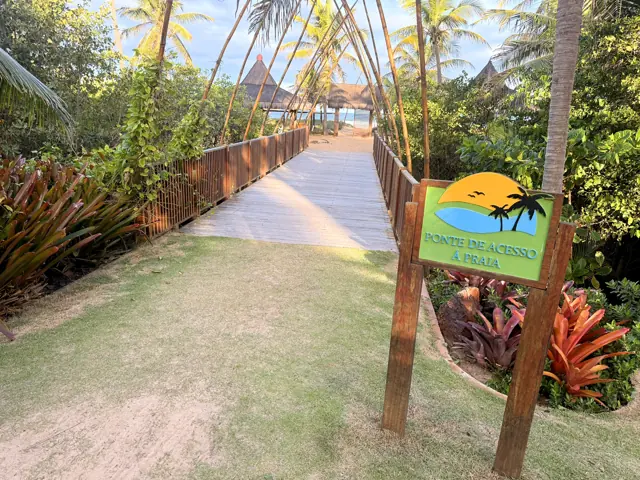 Acesso à praia